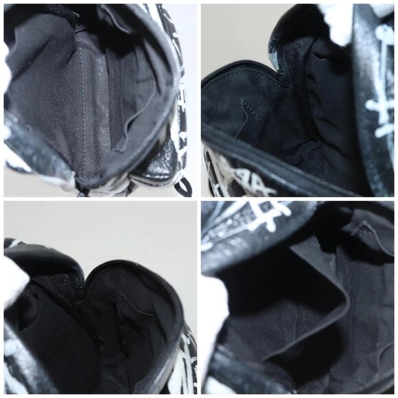 BALENCIAGA Graffiti Explorer Mini Shoulder Bag Bag Black - Picture 15 of 16
